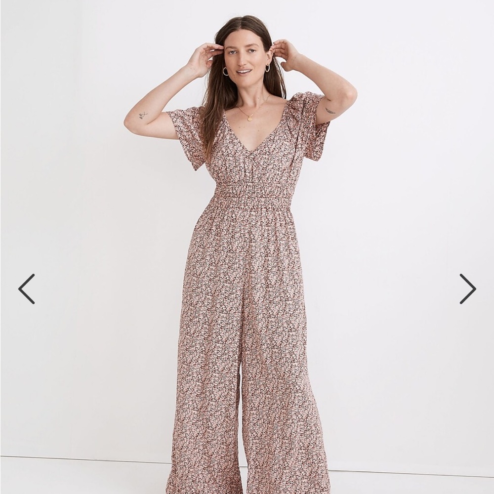 MADEWELL SOPHIA WIDE-LEG JUMPSUIT IN
COTTAGE GARDEN